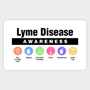 Lyme Disease - Disability Awareness Symptoms Sticker